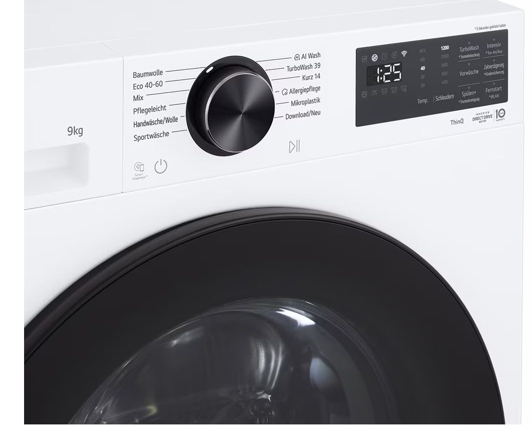 LG F2X7SLIM9W – Slim perilica rublja od 9 kg: Snaga u kompaktnom izdanju